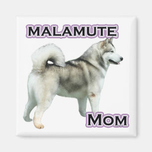 Maman 4 de Malamute d'Alaska - aimant