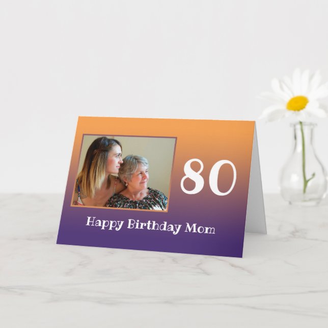 Maman 80e anniversaire 80 ans vieux Modèle photo d (Petite plante)