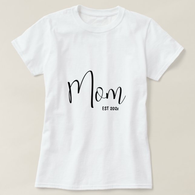 Maman a créé un cadeau 202x pour maman tshirt (Design devant)