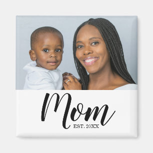 Maman a établi un aimant de cadeau photo