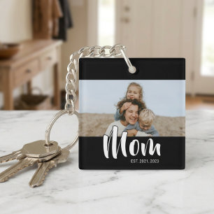 Maman a établi une photo de script moderne