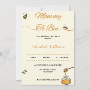 Maman À Être Baby shower Invitation