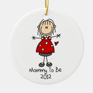 Maman à être en date de 2012 ornement de souvenir