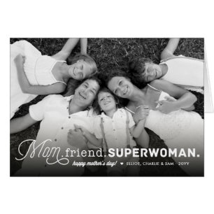 Maman, Ami, Superwoman Fête des mères Photo modern