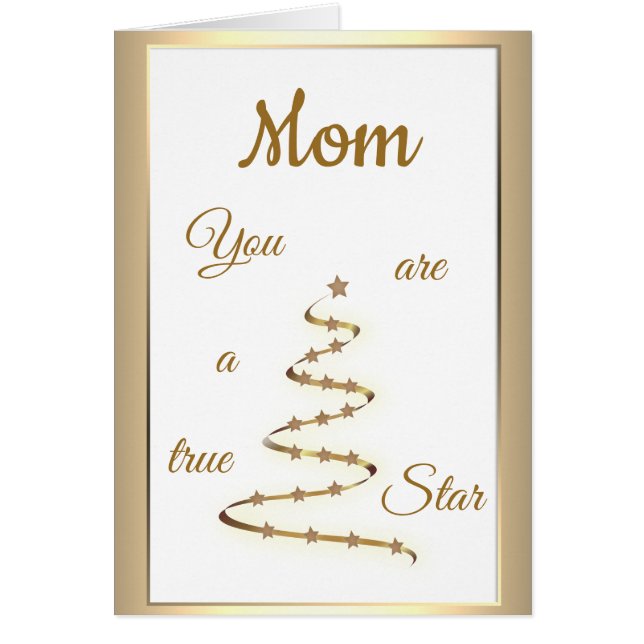 Maman Anniversaire luxe design moderne (Devant)