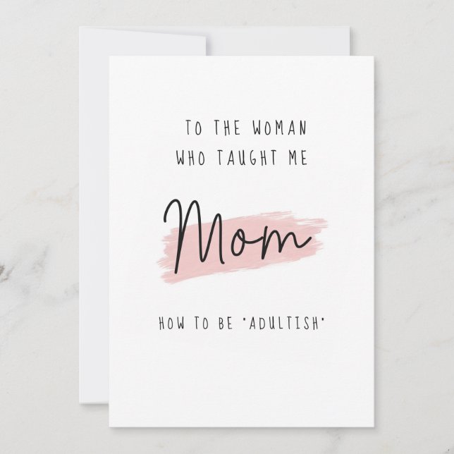 Maman Blagues humoristiques Citer drôle Carte de l (Devant)