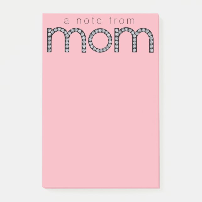 Maman bling Post-It note pad (Devant)