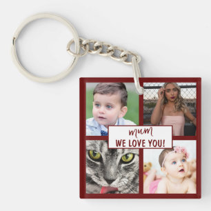 Maman Bourgogne moderne We Love You Photo Collage