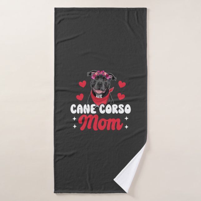 Maman Cane Corso (Serviette de bain)