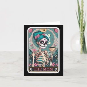 Maman Carte Tarot Crâne Maman Skeleton Fête des mè