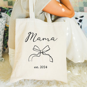 Maman Coquette Black Bow et Sac fourre-tout de s