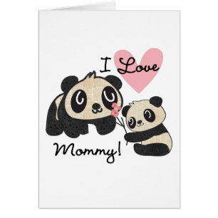 Maman d'amour des pandas I