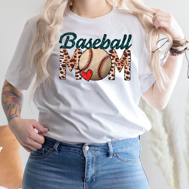 Maman de baseball, T-shirt de baseball drôle (Créateur téléchargé)