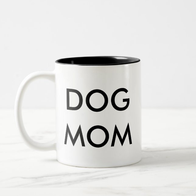 Maman de chien | drôle humour blague mug (Gauche)