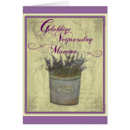 Maman de Gelukkige Verjaarsdag