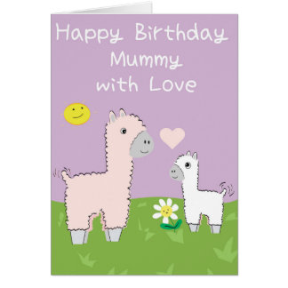 Maman de joyeux anniversaire avec amour - carte