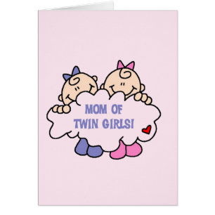 Maman de Twin Girls Tshirts et cadeaux