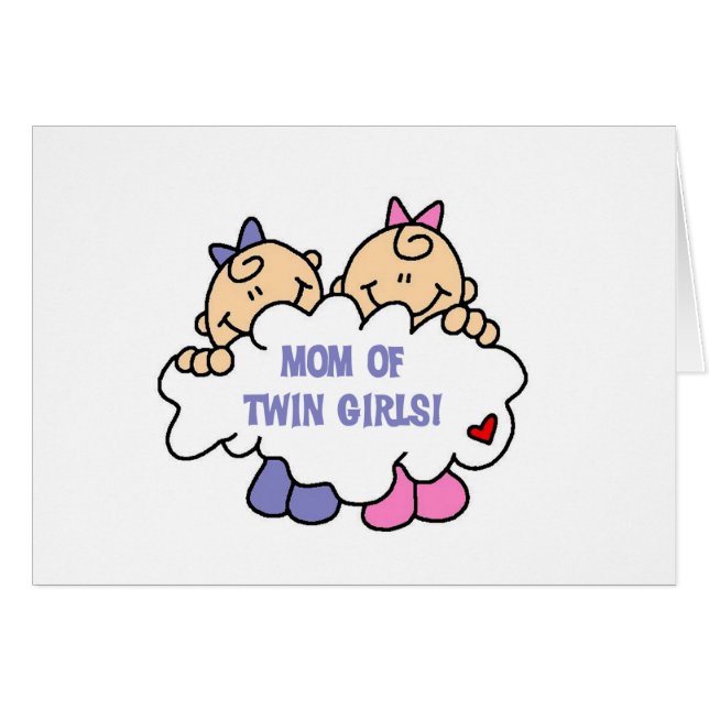 Maman des filles jumelles (Devant horizontal)