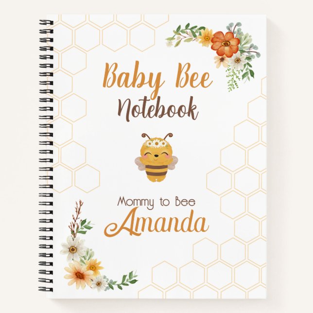 Maman d'être bébé d'être Lined Carnet (Devant)
