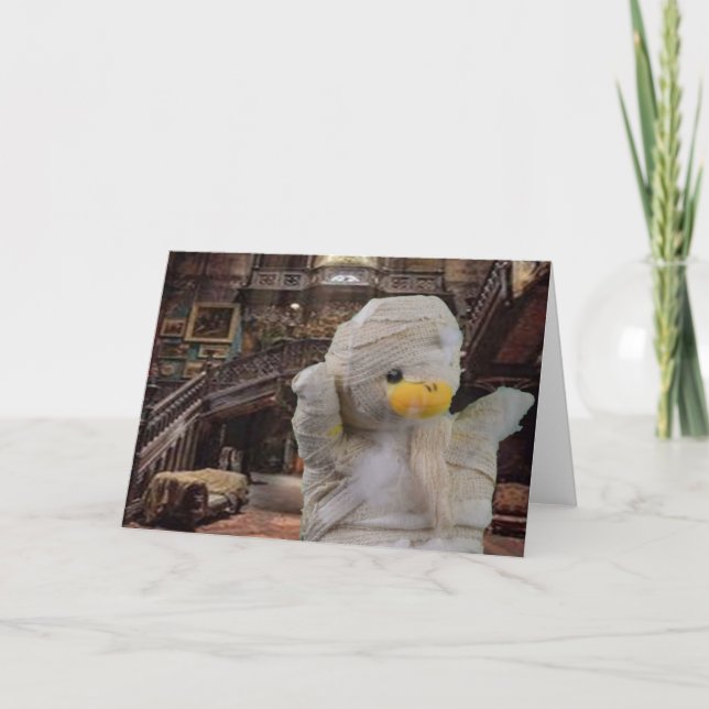 Maman d'Halloween. Carte de voeux (Devant)