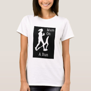 Maman en T-shirt Run