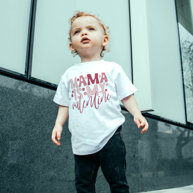 Maman est mon T-shirt bébé de la Saint Valentin (Créateur téléchargé)