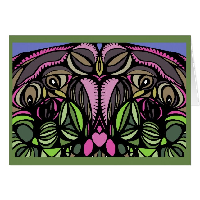 Maman et bébé Oiseau-Verts (Devant Horizontal)