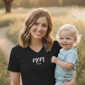 Maman Etablit Nouveau T-Shirt Cadeau Maman