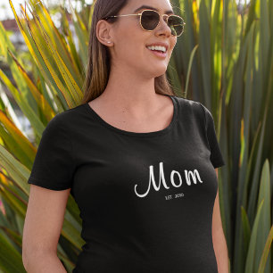 Maman Etablit Nouveau T-Shirt Cadeau Maman
