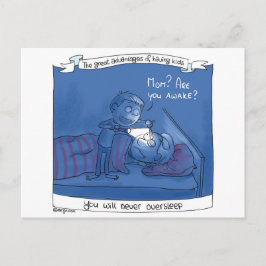 Maman, êtes-vous éveillés ? Carte postale