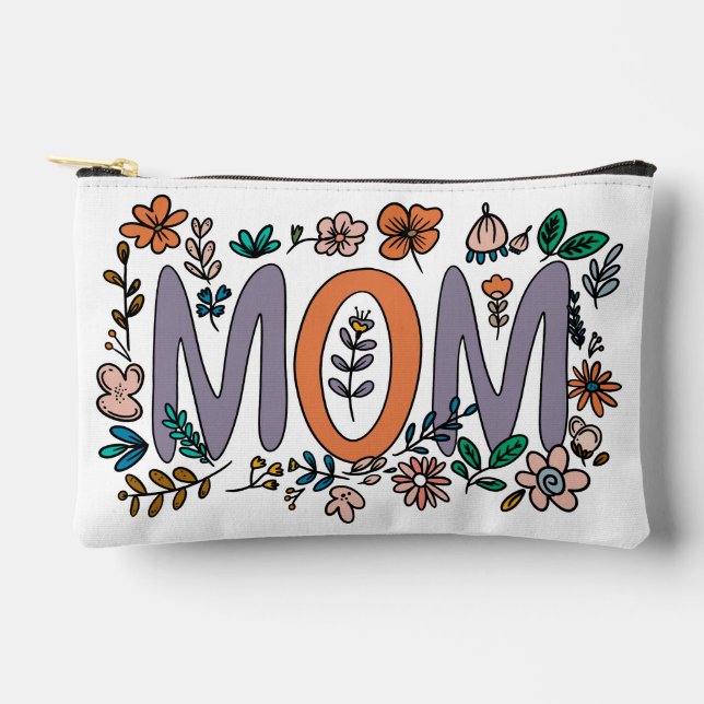 Maman Floral Imprimer Coupe Sac à coudre (Recto)