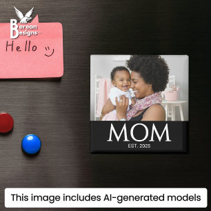 Maman Magnet Photo Cadeau