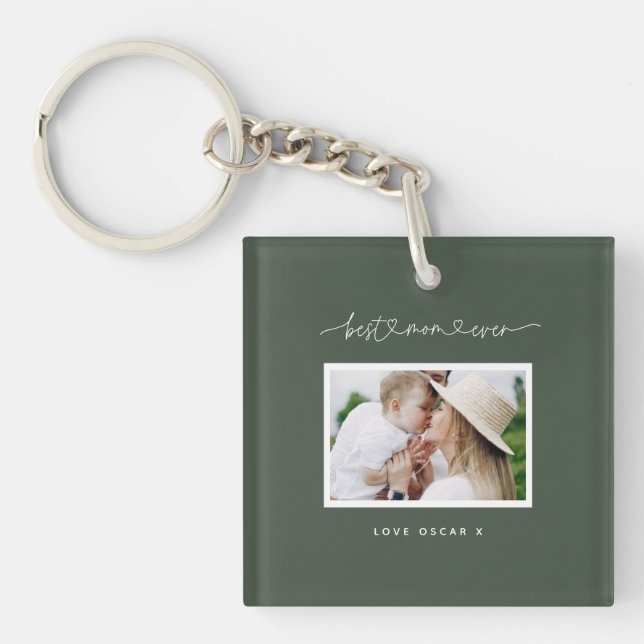 Maman mignon script moderne cadeau photo (Devant)