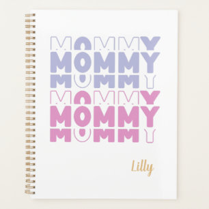 Maman Moderne Pastel Couleur Personnalisée Fête de