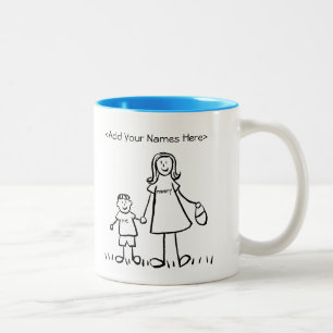 Maman & Moi - Mère & Petit Garçon Mugs Personnalis