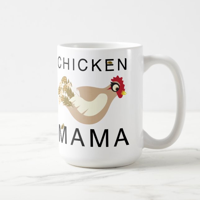 Maman Mug de poulet (Droite)
