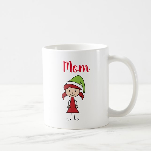 maman noël caractère café tasse (Droite)