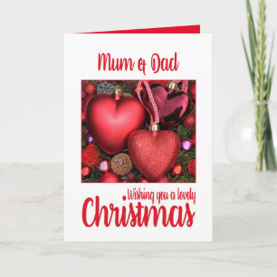 Maman & Papa Jolie carte de Noël