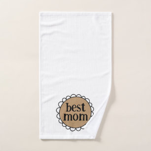 Maman personnalisée Meilleure Maman Bordure feston
