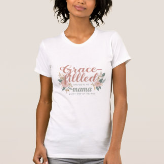 Maman pleine de grâce - Elégant T-shirt chrétien