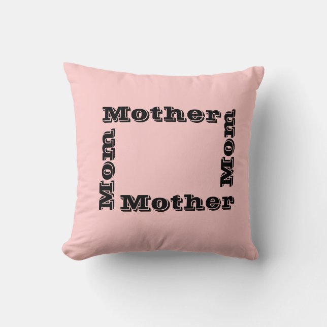 Maman rose Coussin (Recto)
