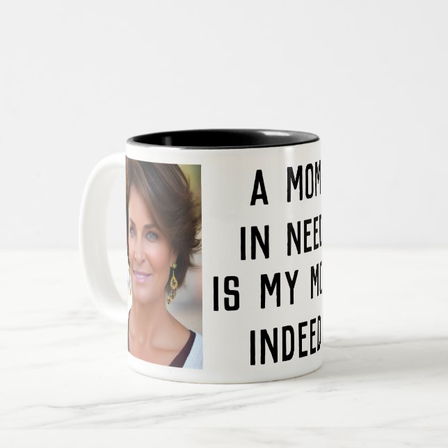 Maman tasse maman moderne amour BFF tasse de café (Devant gauche)