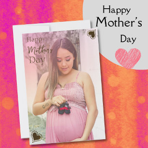Maman-to-be Carte photo de la fête des mères