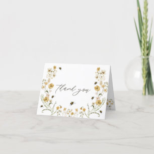 Maman to Bee Baby shower Carte de remerciements