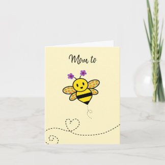 Maman to Bee Félicitations pour ta carte de nouvel