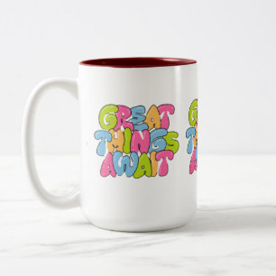 "Maman, Tu Es Ses Ailes" Mug À Deux Tons - Belle