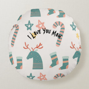 Maman Unique Luxe Vie Coussin ronde