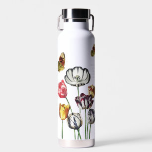 Maman Vie Bouteille d'eau papillon floral