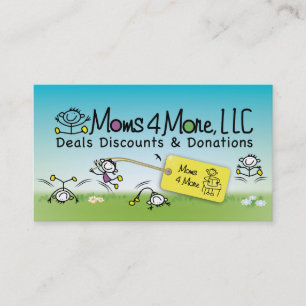 Mamans 4 plus de carte de visite 2