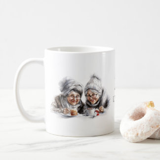 Mamans, Amis, Soeurs Café Mug